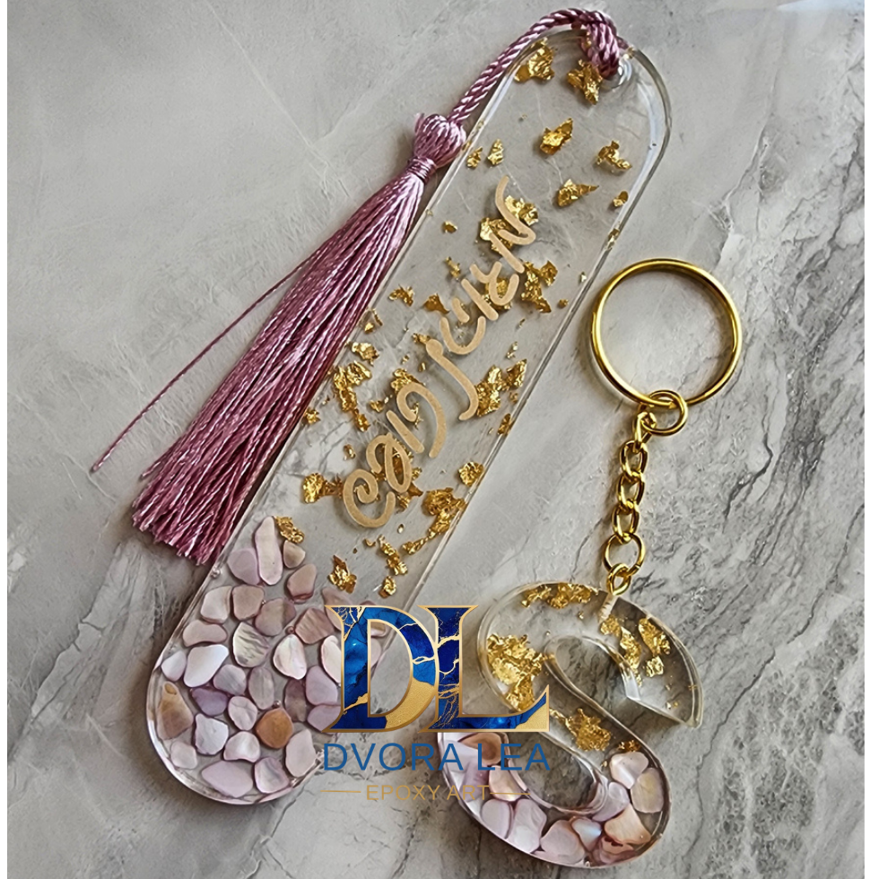 סט סימניה ומחזיק דגם קריסטל